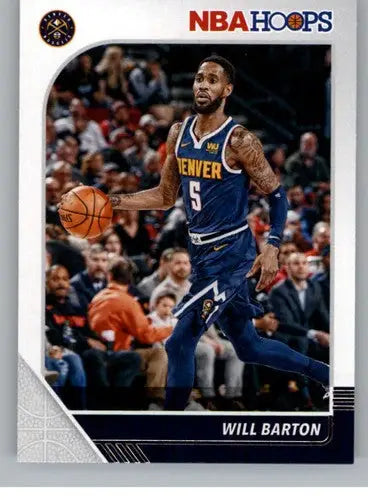 2019-20 Panini Hoops #48 Will Barton NM-MT Nuggets ID:48909 - Basketball Card Single