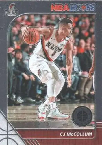 2019-20 Panini Hoops Premium Stock Retail #158 CJ McCollum NM-MT Blazer ID:48916 - Basketball Card Single