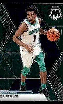 2019-20 Panini Mosaic #112 Malik Monk Base Charlotte Hornets - Basketball Card Single