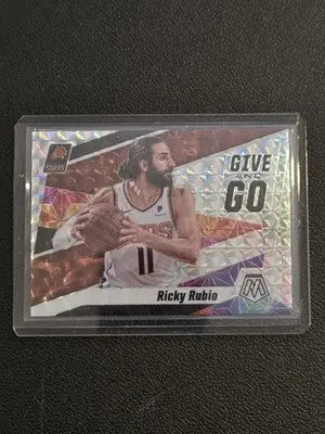 2019-20 Panini Mosaic #12 Ricky Rubio Give and Go Mosaic - Basketball Card Single