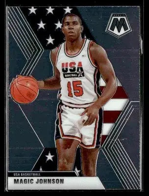 2019-20 Panini Mosaic #255 Magic Johnson - Basketball Card Single