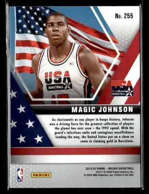 2019-20 Panini Mosaic #255 Magic Johnson - Basketball Card Single