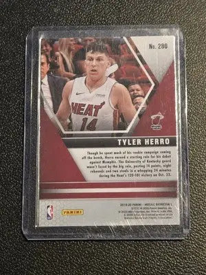 2019-20 Panini Mosaic #280 Tyler Herro - Basketball Card Single