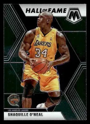 2019-20 Panini Mosaic #281 Shaquille O’Neal Hall of Fame Los Angeles Lakers