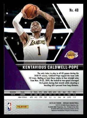 2019-20 Panini Mosaic #48 Kentavious Caldwell-Pope - Basketball Card Single