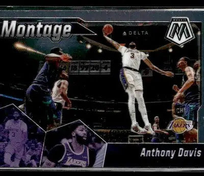 2019-20 Panini Mosaic #7 Anthony Davis Montage Mosaic Los Angeles Lakers - Basketball Card Single