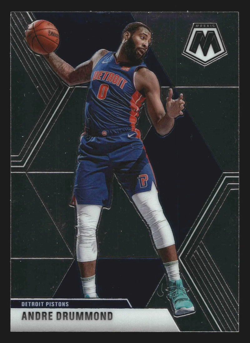2019-20 Panini Mosaic Andre Drummond #17 Detroit Pistons