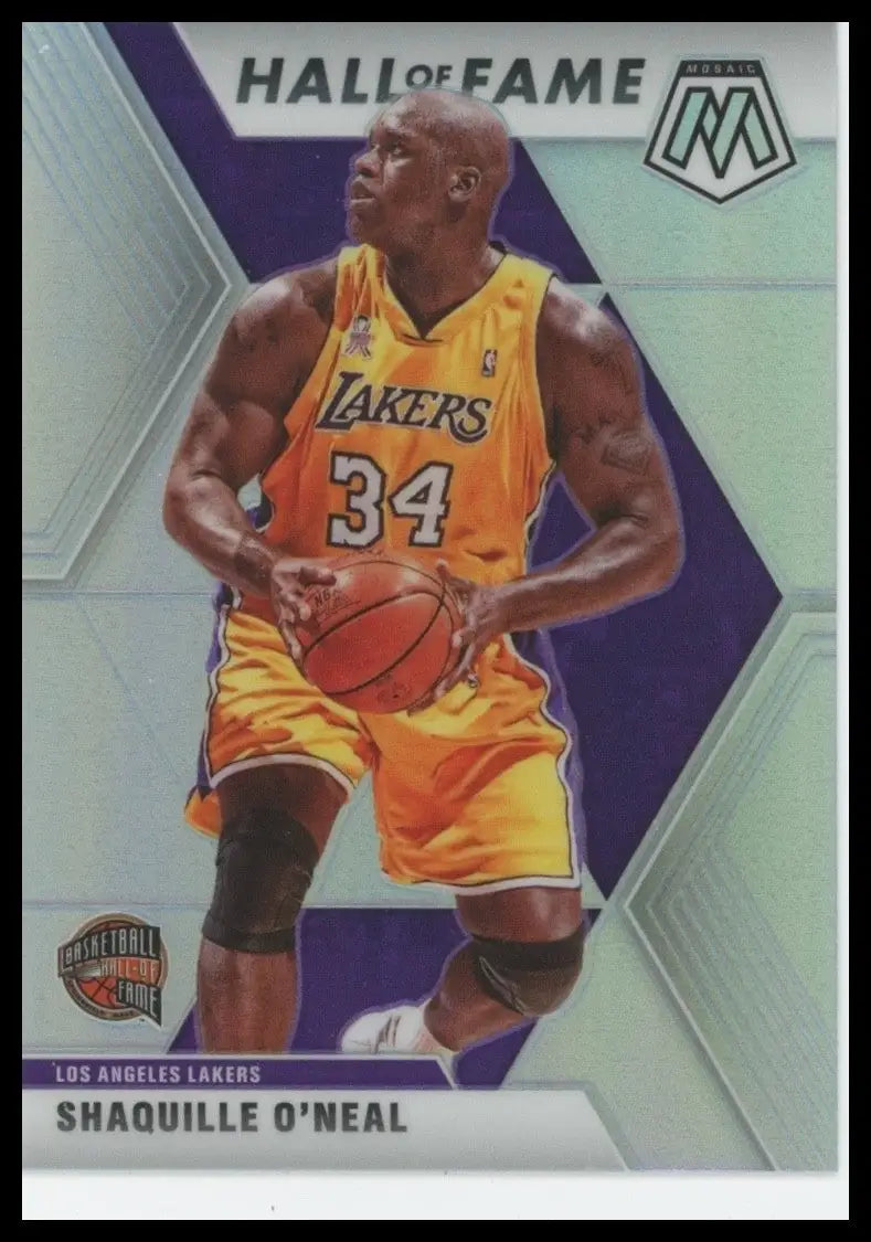 2019-20 Panini Mosaic - Hall of Fame Shaquille O’Neal #281 Silver Prizm