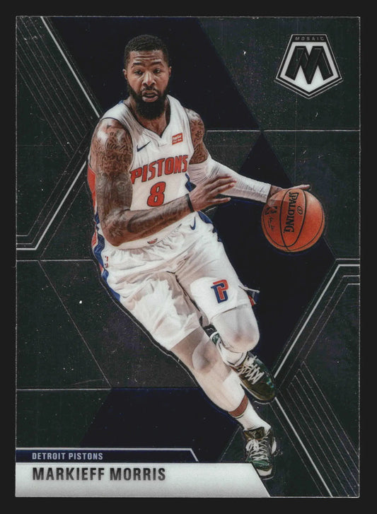 2019-20 Panini Mosaic Markieff Morris #77 Detroit Pistons