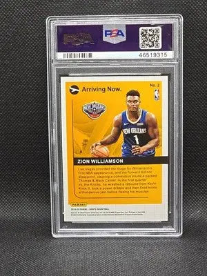 2019-20 Panini NBA Hoops - Arriving Now Zion Williamson #2 (RC) - Basketball Card Single