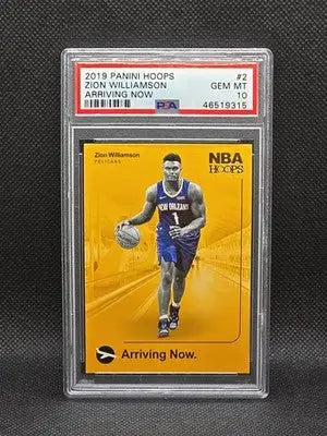 2019-20 Panini NBA Hoops - Arriving Now Zion Williamson #2 (RC) - Basketball Card Single