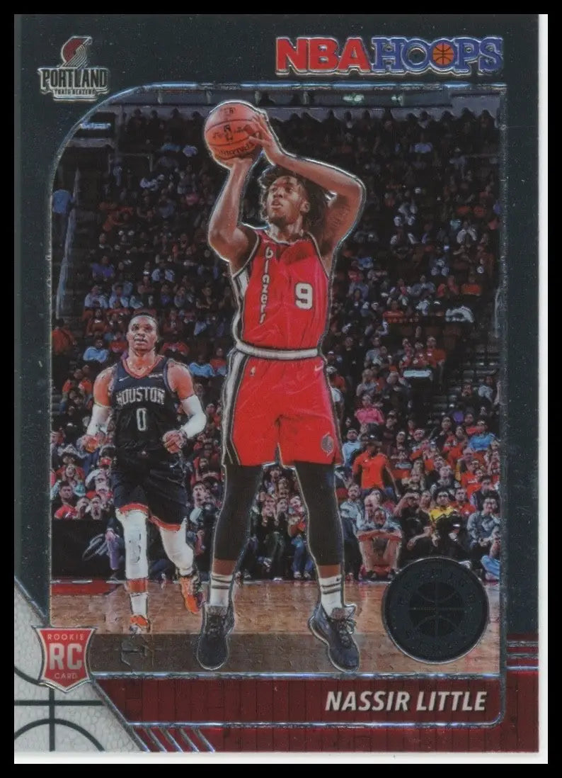 2019-20 Panini NBA Hoops Premium Stock Nassir Little #220 Rookie Portland TB NBA - Basketball Card Single