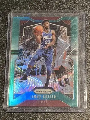 2019-20 Panini Prizm #246 Jimmy Butler Prizms Green - Basketball Card Single