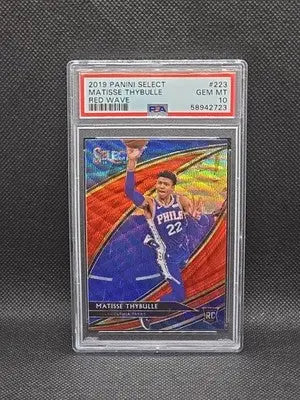 2019-20 Panini Select - Courtside Matisse Thybulle #223 Red Wave Prizm (RC) - Basketball Card Single