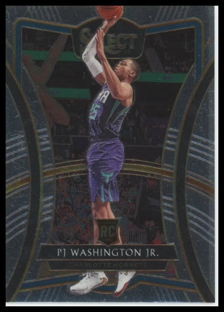 2019-20 Panini Select Premier PJ Washington Jr #127 Rookie Charlotte Hornets NBA - Basketball Card Single