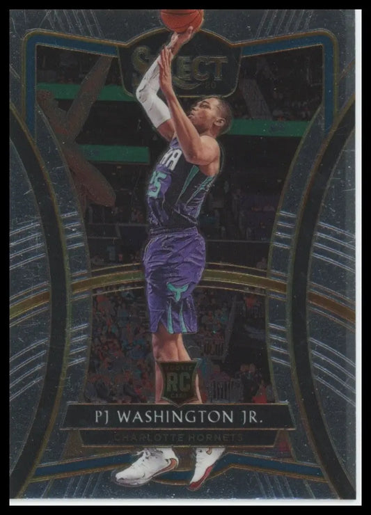 2019-20 Panini Select Premier PJ Washington Jr #127 Rookie Charlotte Hornets NBA - Basketball Card Single