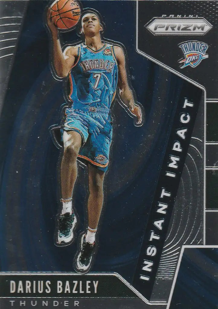 2019-20 Prizm Darius Bazley Instant Impact #17 Oklahoma City Thunder