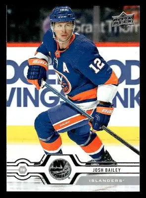 2019-20 Upper Deck #92 Josh Bailey - Hockey Card Single