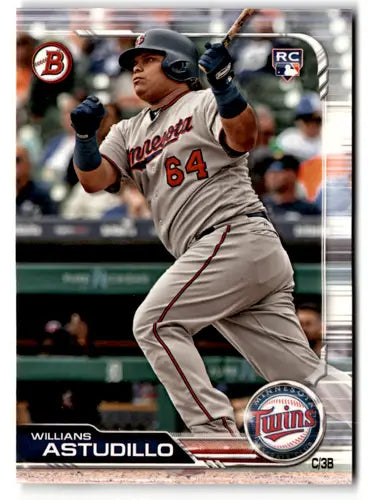 2019 Bowman #24 Willians Astudillo EX/NM RC Rookie Twins ID:52047 - Baseball Card Single