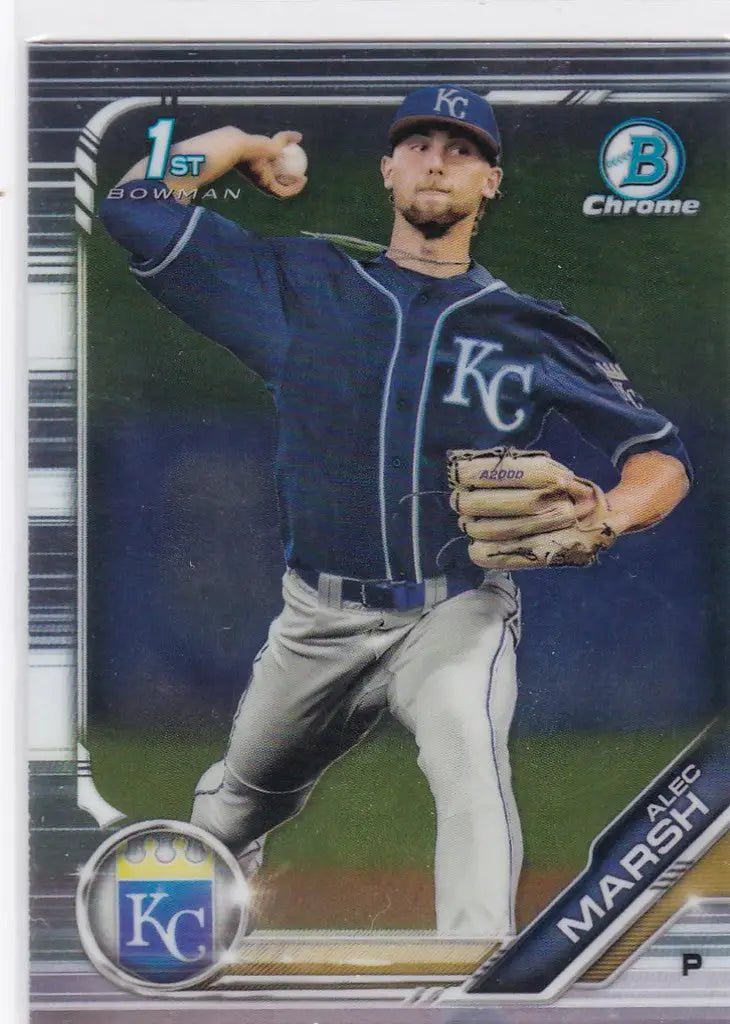 2019 Bowman Chrome #BDC-15 Alec Marsh Kansas City Royals