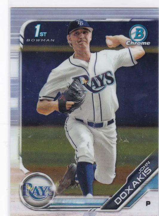 2019 Bowman Chrome #BDC-156 John Doxakis Tampa Bay Rays - Baseball Card Single