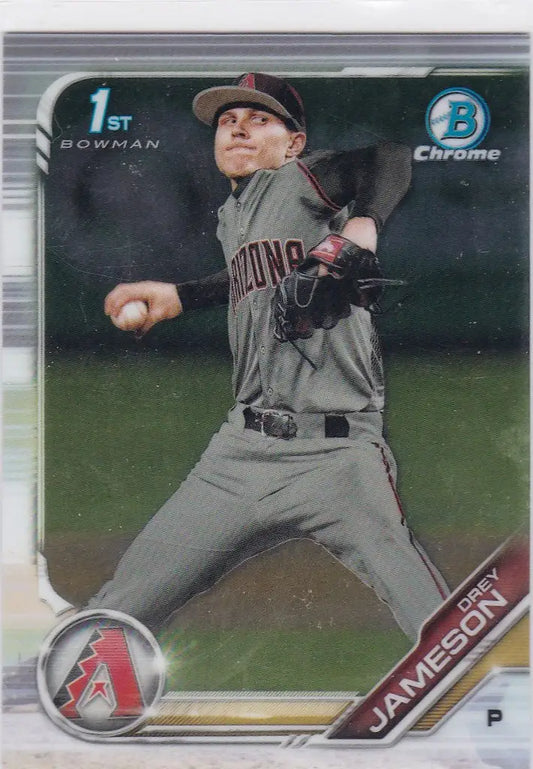 2019 Bowman Chrome Draft #BDC-194 Drey Jameson 1st bowman Arizona Diamondbacks - Baseball Card Single