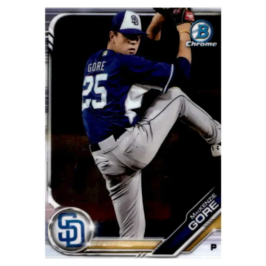 2019 Bowman Chrome Prospects #BCP-73 MacKenzie Gore NM-MT San Diego Padres Baseball Card - Baseball Card Single