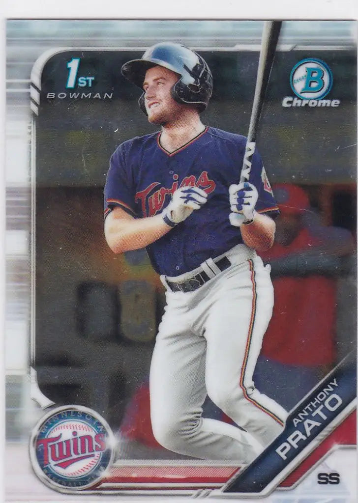 2019 Bowman Draft #BDC-101 Anthony Prato 1st Bowman Minnesota Twins