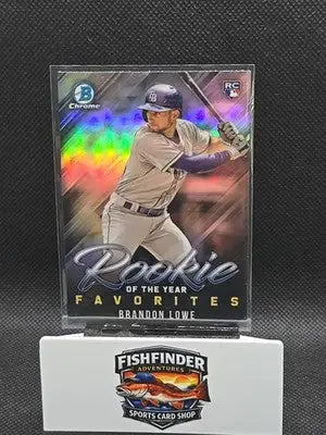 2019 Bowman - Roy Favorites Chrome Brandon Lowe #ROYF-2 (RC) - Baseball Card Single