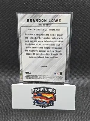 2019 Bowman - Roy Favorites Chrome Brandon Lowe #ROYF-2 (RC) - Baseball Card Single