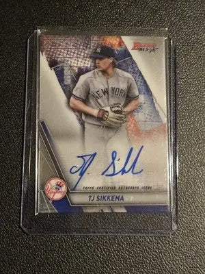2019 Bowman’s Best #B19-TJS T.J. Sikkema Best of 2019 Autographs - Baseball Card Single