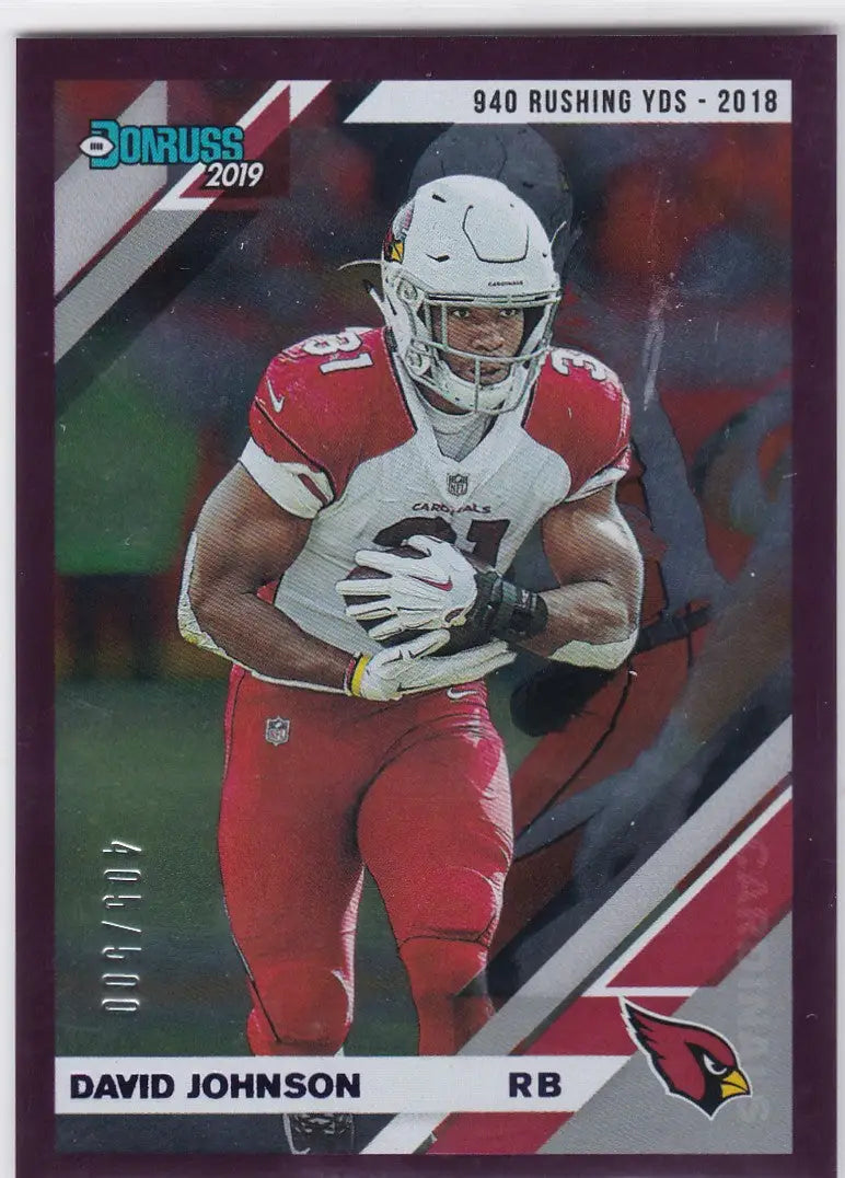 2019 DONRUSS #11 DAVID JOHNSON 405/500- ARIZONA CARDINALS - Football Card Single