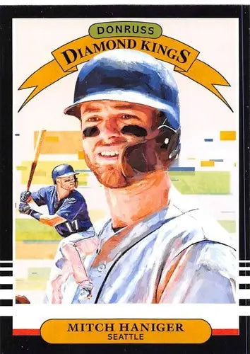 2019 Donruss #13 Mitch Haniger NM-MT Mariners Diamond King - Baseball Card Single