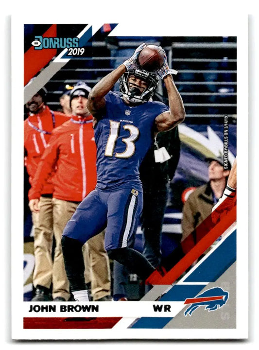 2019 Donruss #28 John Brown - Football Card Single