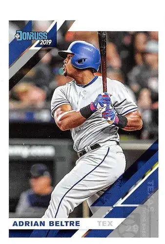 2019 Donruss #80 Adrian Beltre NM-MT Rangers - Baseball Card Single