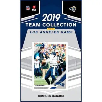 2019 Donruss Factory Sealed Team Set featuring Los Angeles Rams player photo on cover