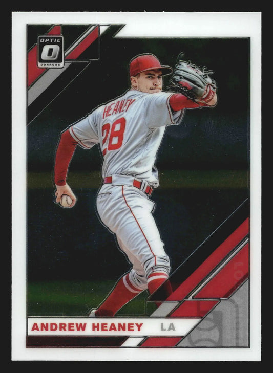 2019 Donruss Optic Andrew Heaney #160 Los Angeles Angels - Baseball Card Single