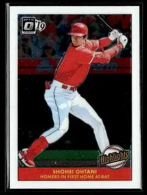 2019 Donruss Optic #H1 Shohei Ohtani Highlights