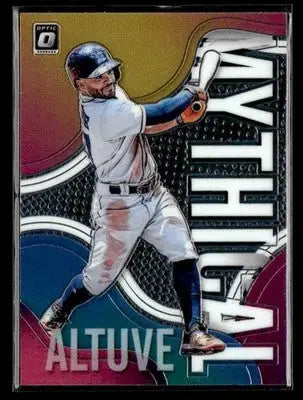 2019 Donruss Optic #M-6 Jose Altuve Mythical - Baseball Card Single