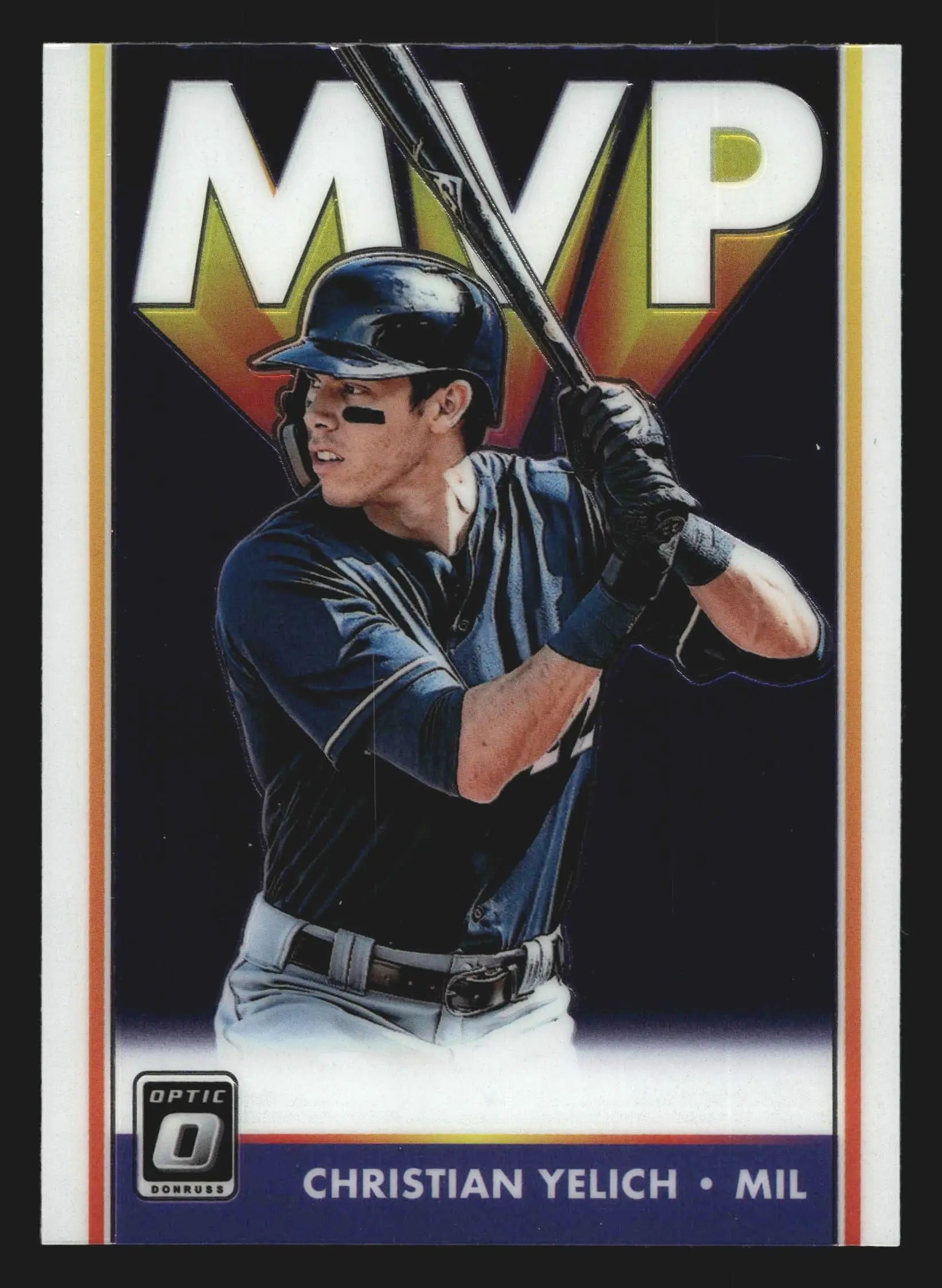 2019 Donruss Optic MVP #MVP-2 Christian Yelich Milwaukee Brewers - Baseball Card Single