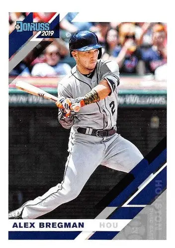 Alex Bregman baseball card from 2019 Donruss Variations with original gloss NM-MT