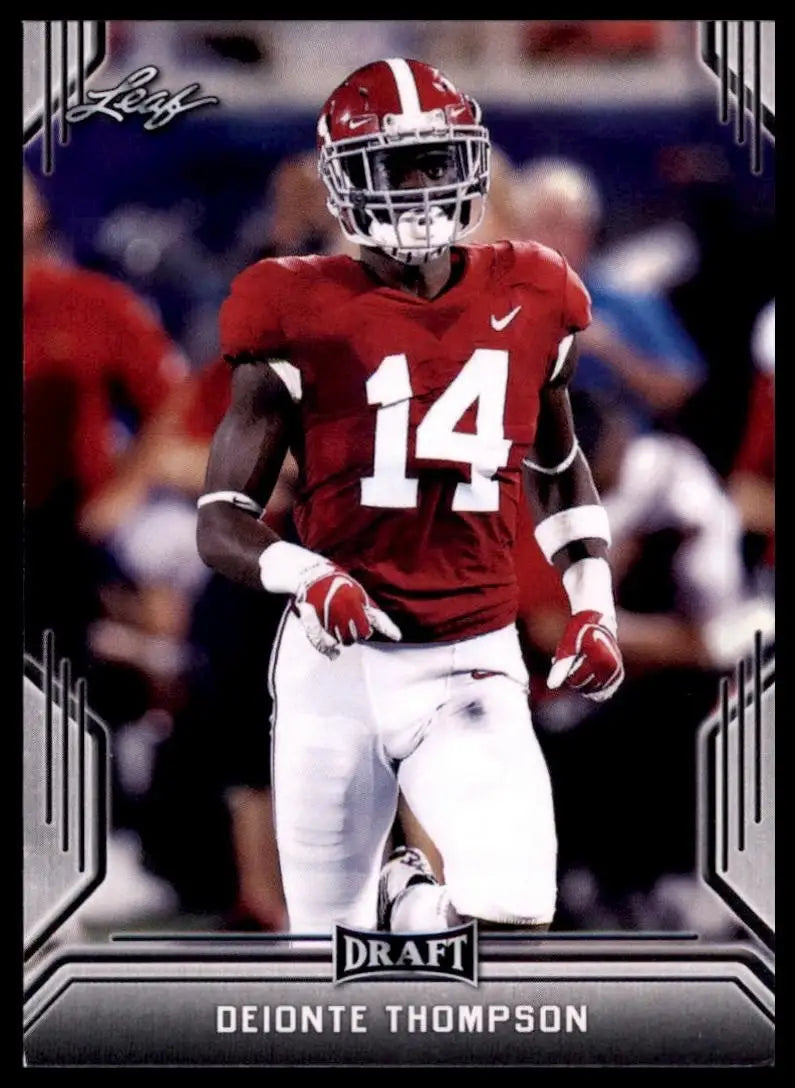 2019 Leaf Deionte Thompson #20 Alabama Crimson Tide Football Card NFL - Football Card Single
