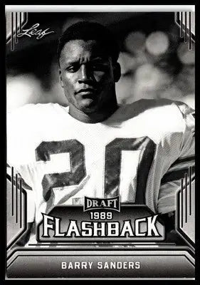 2019 Leaf Draft #01 Barry Sanders Draft Flashback - Football Card Single