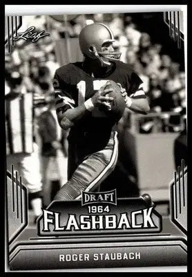2019 Leaf Draft #09 Roger Staubach Draft Flashback - Football Card Single