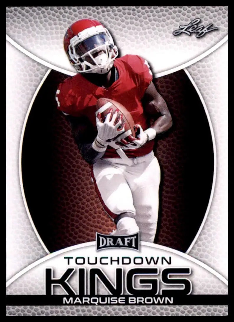 2019 Leaf Draft Marquise Brown Touchdown Kings Football Card NFL - Football Card Single