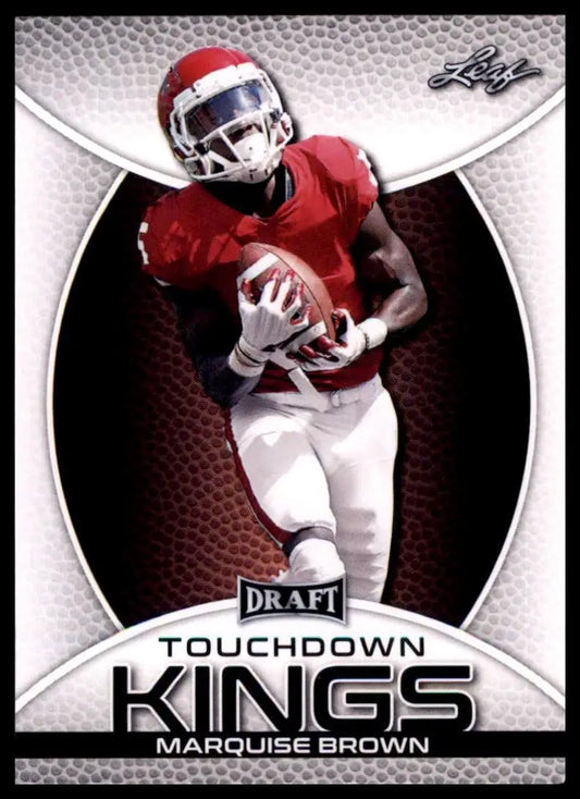 2019 Leaf Draft Marquise Brown Touchdown Kings Football Card NFL - Football Card Single