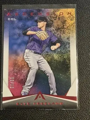 2019 Panini Chronicles #16 Kyle Freeland Ascension Red #/50 - Baseball Card Single