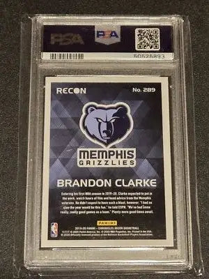 2019 Panini Chronicles #289 Brandon Clarke PSA 9 - Basketball Card Single