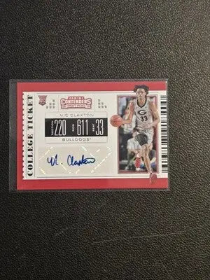 2019 Panini Contenders Draft Picks #125 Nic Claxton - Basketball Card Single