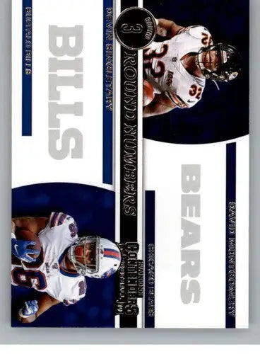 Original gloss football trading card from Panini Contenders Round Numbers series
